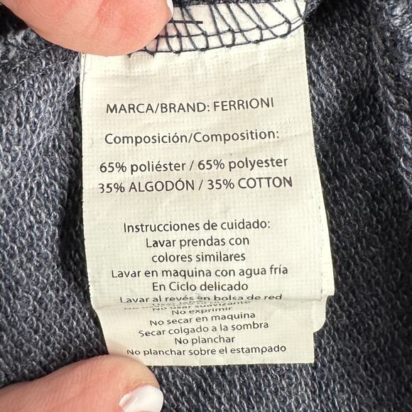 Ferrioni‎ Grey Textured Dog Applique Crew Neck Long Sleeve Playful Sweatshirt 3T - Picture 5 of 8